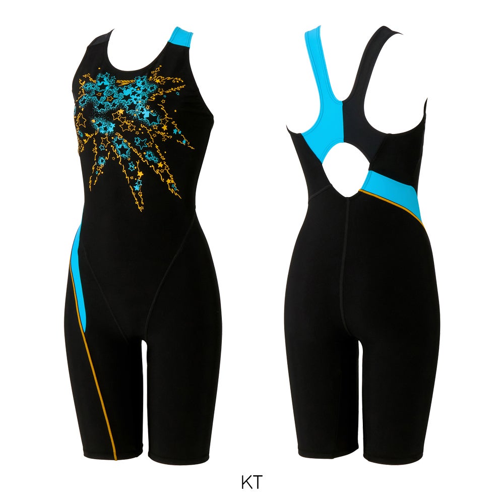 スピードSPEEDOフィットネス水着レディーススターライトルースンニースキンオールインワンパッド付きUltraStretch02026年春夏モデルSFW12610