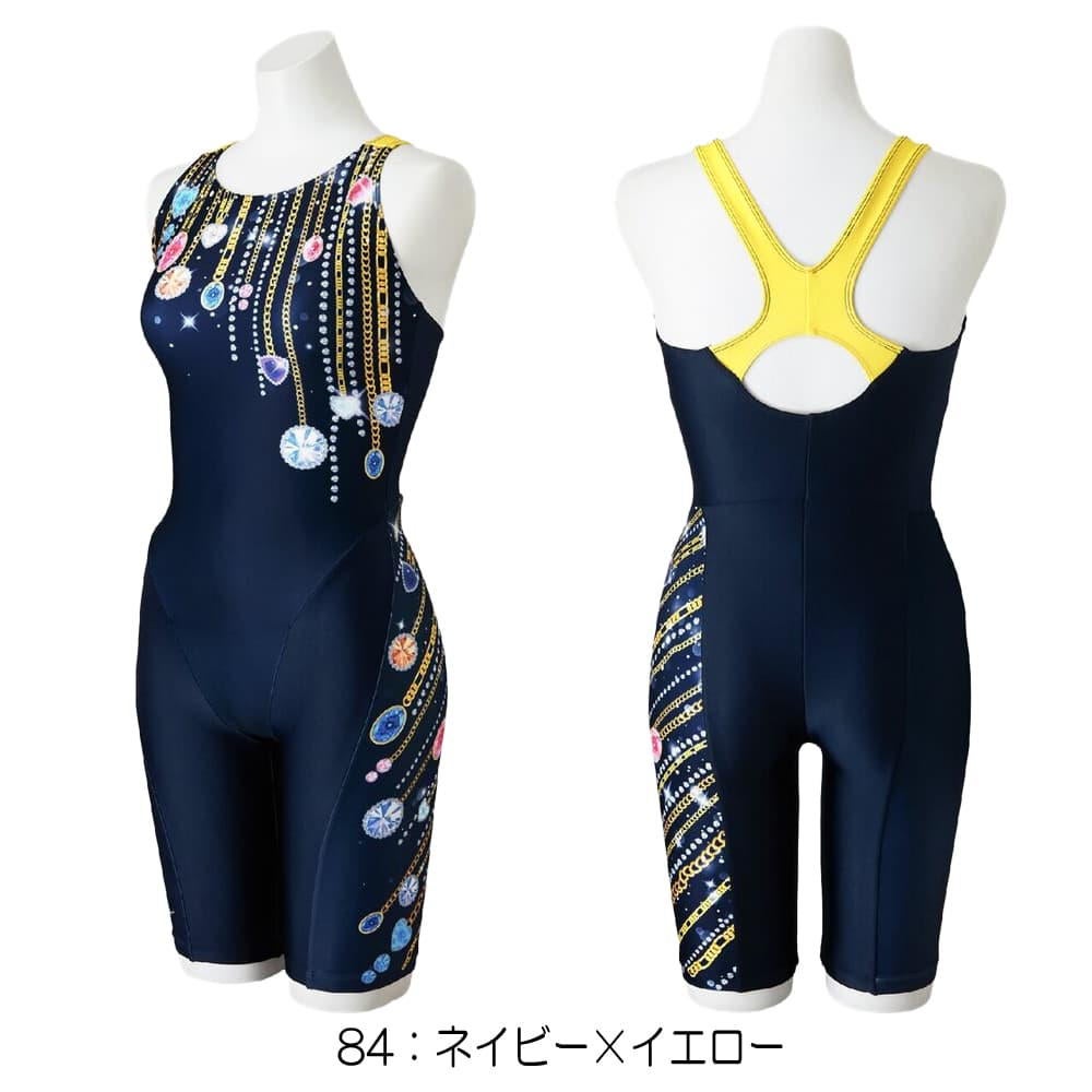 ミズノMIZUNOフィットネス水着レディースStrokeONEオールインワンパッド付き2026年春夏モデルN2JGD304
