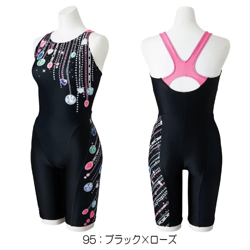 ミズノMIZUNOフィットネス水着レディースStrokeONEオールインワンパッド付き2026年春夏モデルN2JGD304