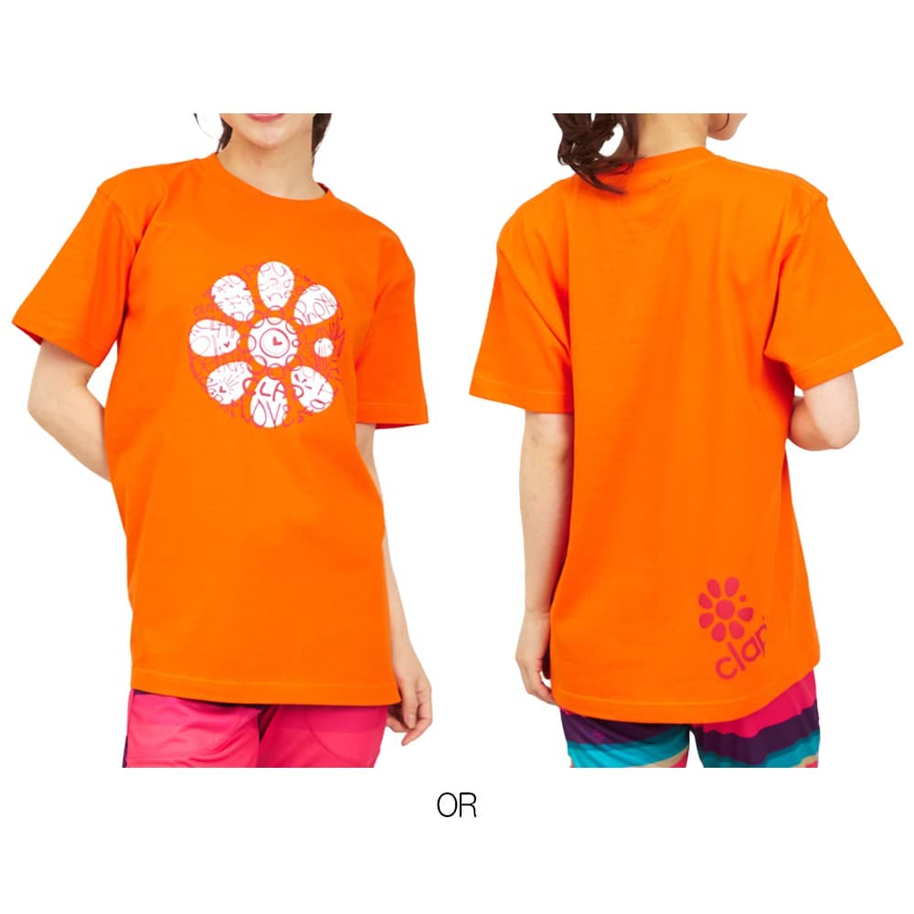 クラップCLAPクラップラクガキティーレディーススポーツアパレルトレーニングフィットネス女性CTS26018