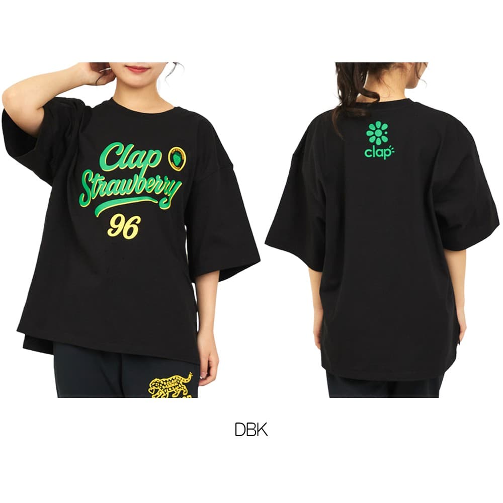 クラップCLAPクラップストロベリービッグティーレディーススポーツアパレルトレーニングフィットネス女性CTS26021