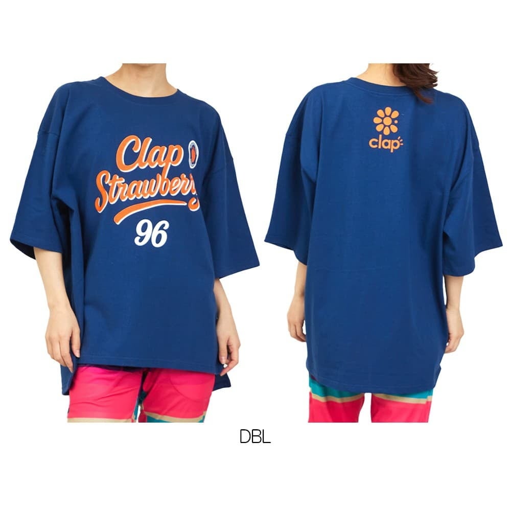 クラップCLAPクラップストロベリービッグティーレディーススポーツアパレルトレーニングフィットネス女性CTS26021