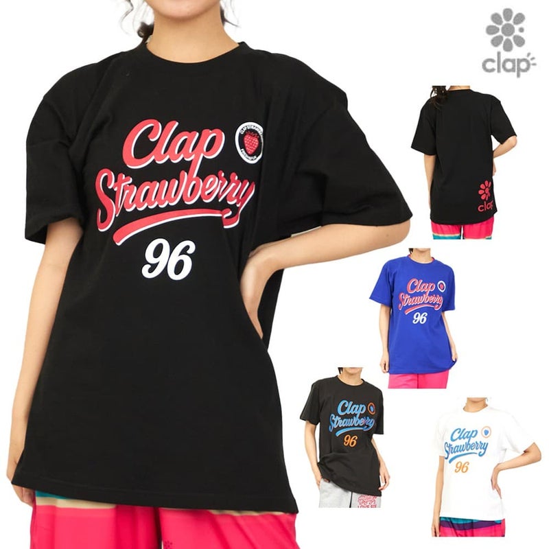 クラップCLAPクラップストロベリーティーレディーススポーツアパレルトレーニングフィットネス女性CTS26022