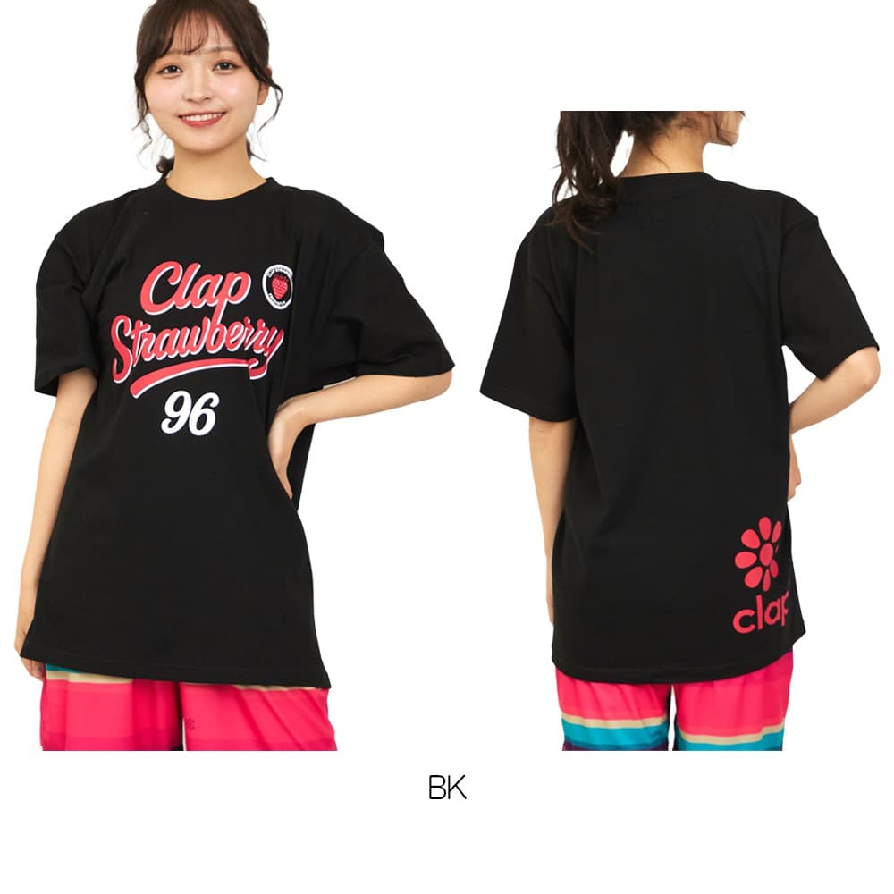 クラップCLAPクラップストロベリーティーレディーススポーツアパレルトレーニングフィットネス女性CTS26022