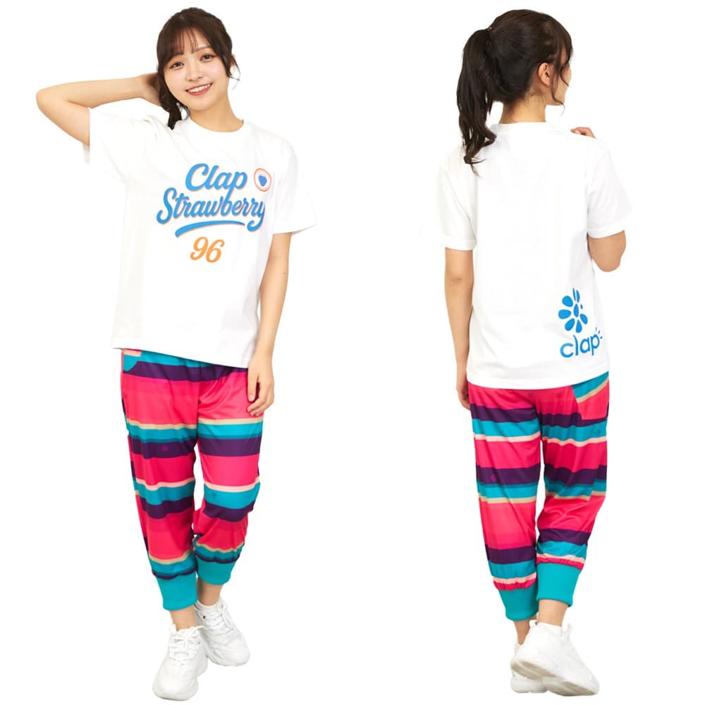 クラップCLAPクラップストロベリーティーレディーススポーツアパレルトレーニングフィットネス女性CTS26022