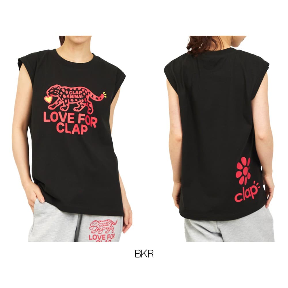 クラップCLAPクラップアニマルタンクレディーススポーツアパレルトレーニングフィットネス女性CTS26023
