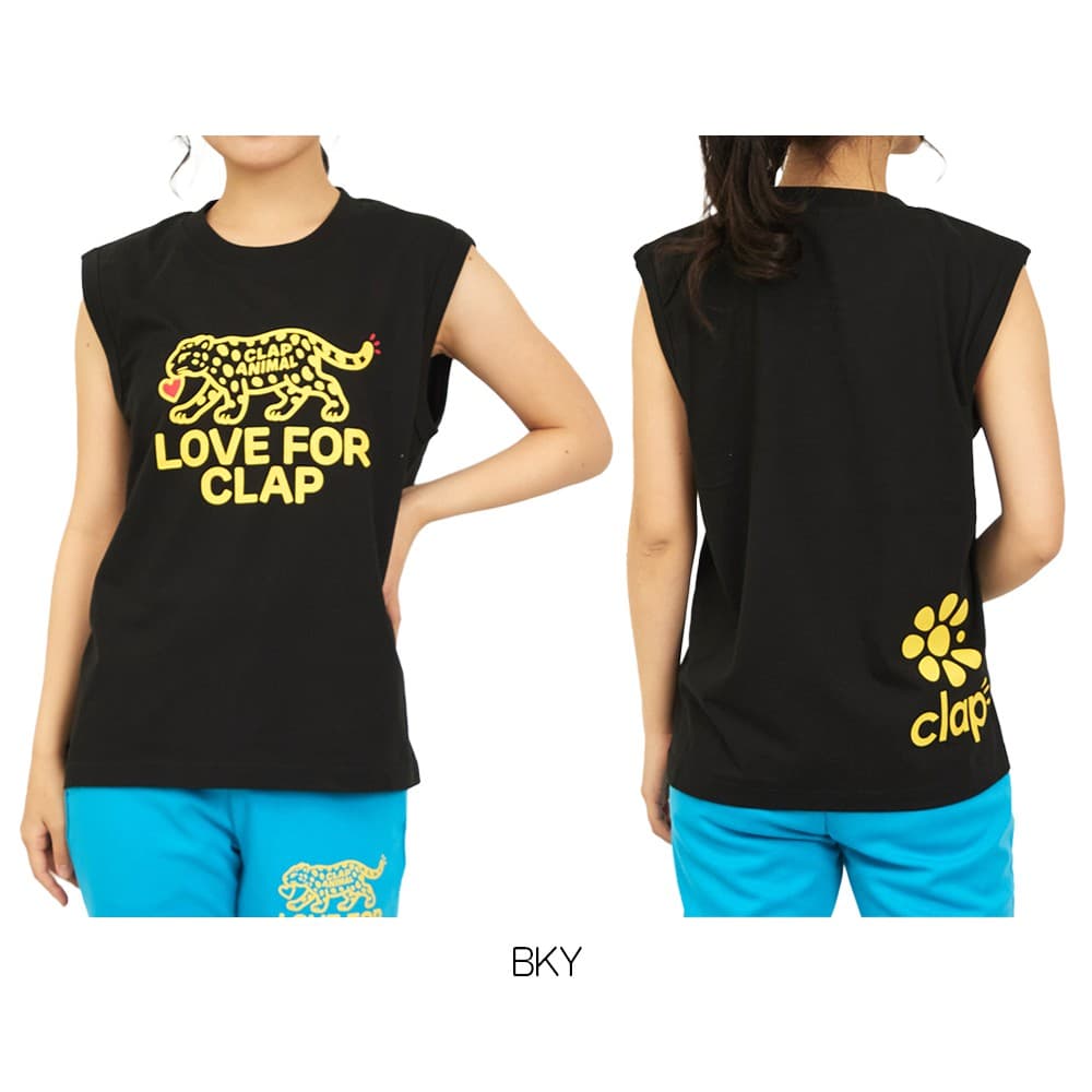 クラップCLAPクラップアニマルタンクレディーススポーツアパレルトレーニングフィットネス女性CTS26023