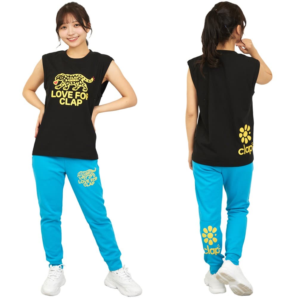 クラップCLAPクラップアニマルタンクレディーススポーツアパレルトレーニングフィットネス女性CTS26023