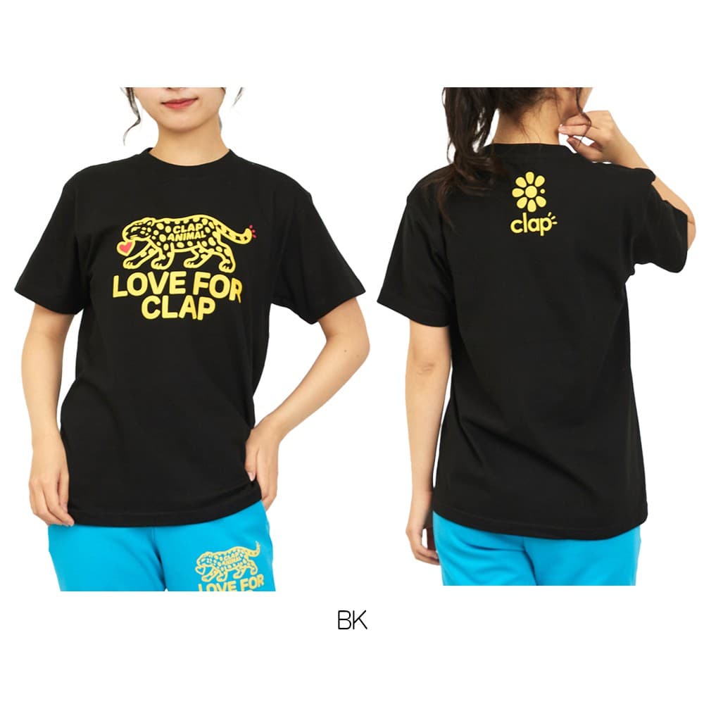 クラップCLAPクラップアニマルティーレディーススポーツアパレルトレーニングフィットネス女性CTS26024