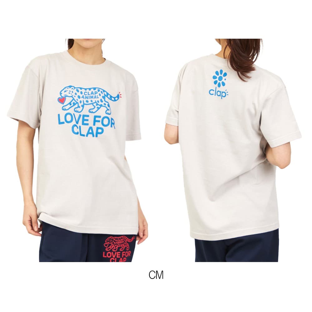 クラップCLAPクラップアニマルティーレディーススポーツアパレルトレーニングフィットネス女性CTS26024
