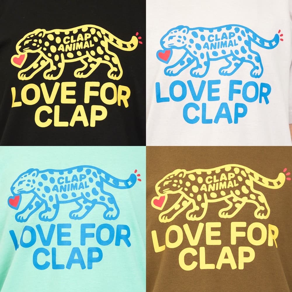 クラップCLAPクラップアニマルティーレディーススポーツアパレルトレーニングフィットネス女性CTS26024