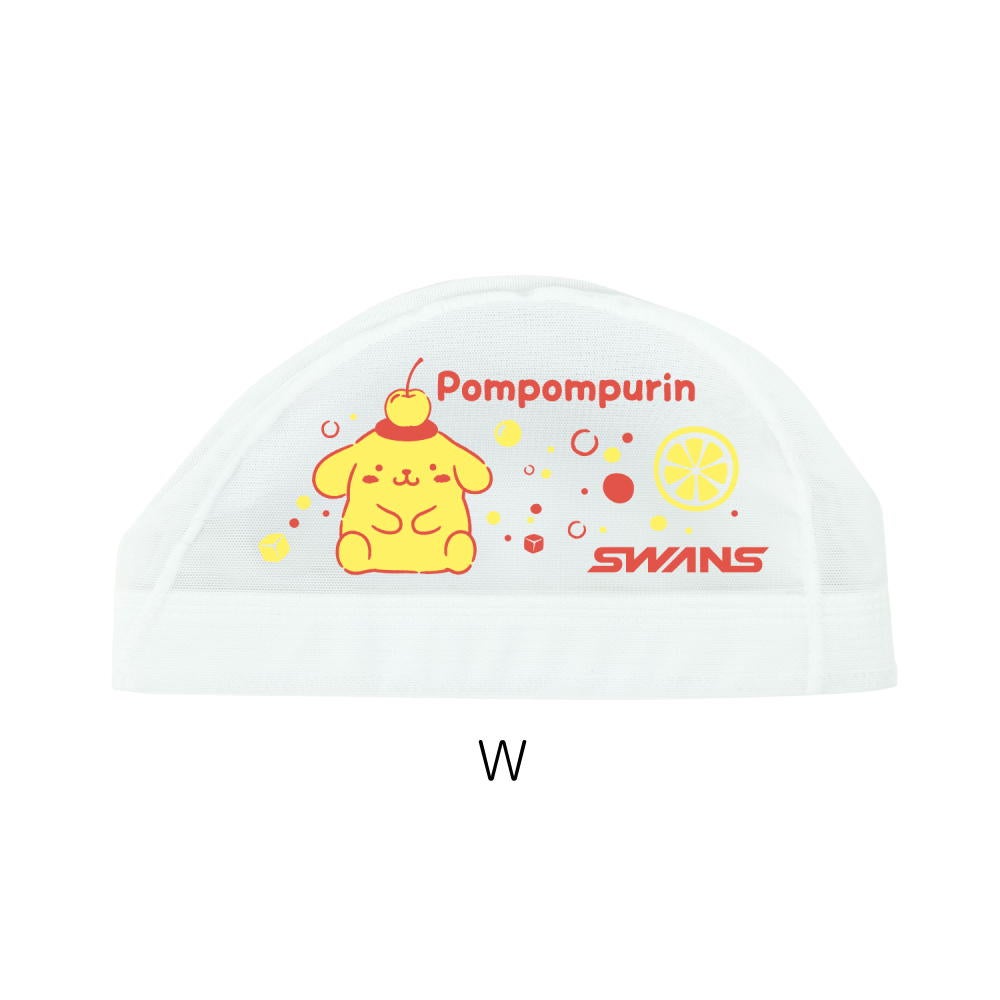 SWANSスワンズ水泳限定メッシュキャップポムポムプリンスイムキャップ水泳帽水泳小物SA-6PM26SS