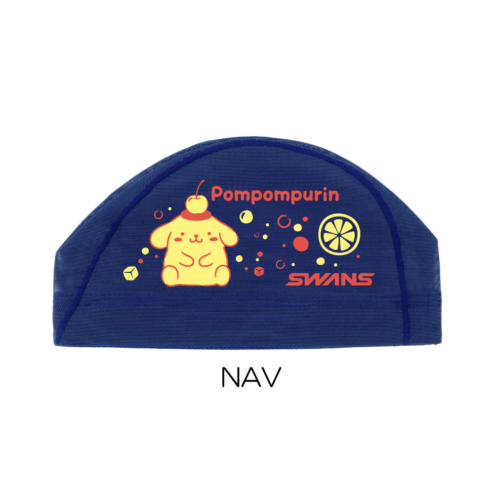 SWANSスワンズ水泳限定メッシュキャップポムポムプリンスイムキャップ水泳帽水泳小物SA-6PM26SS