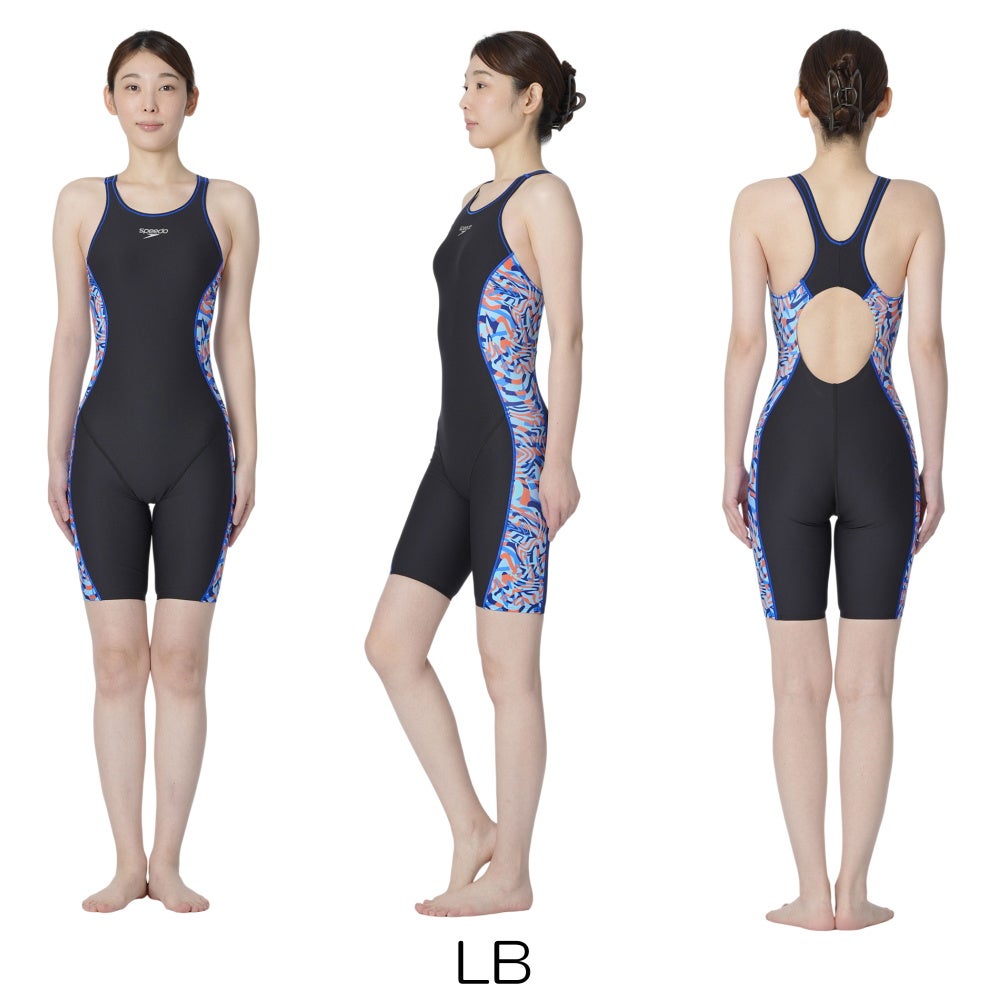 スピードSPEEDO競泳水着レディース練習用ターンズニースキンオールインワンENDURANCEECO競泳練習水着別注モデルSTW12642Z