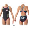アリーナARENA競泳水着練習用水着レディーストレーニングワンピースオープンバックタフスーツアリーナくんタフスキンE競泳練習水着2026年秋冬モデルAS6FWM18L