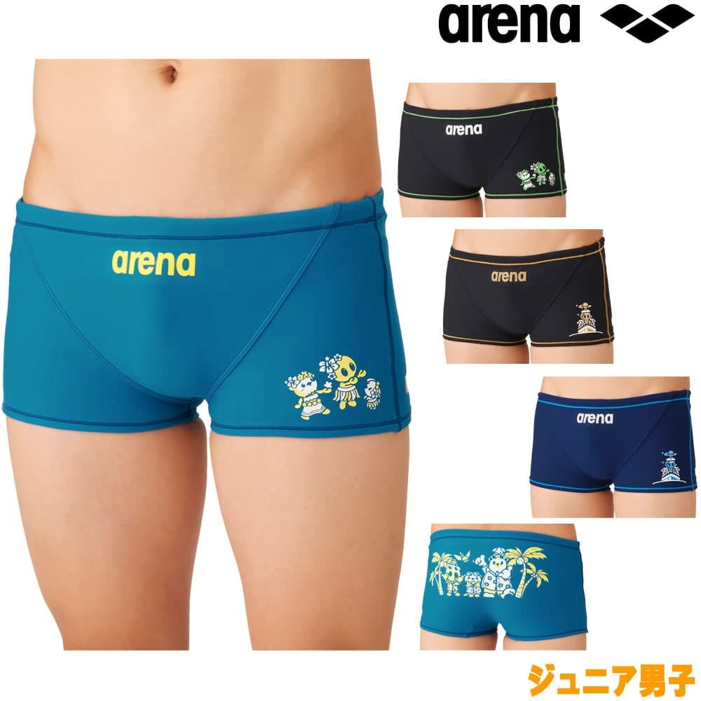 アリーナARENA競泳水着練習用水着ジュニア男子トレーニングスパッツショートレッグタフスーツアリーナくんタフスキンE競泳練習水着2026年秋冬モデルAS6FWM19B