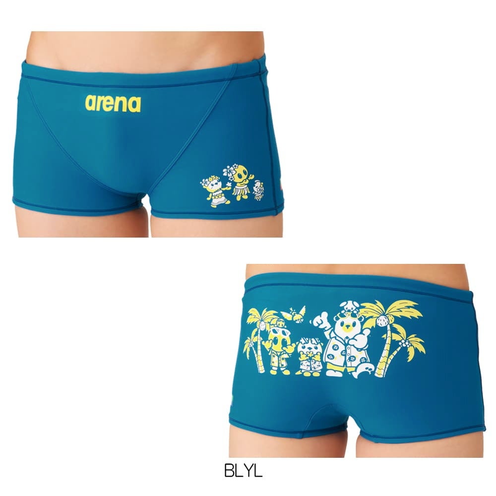 アリーナARENA競泳水着練習用水着メンズトレーニングスパッツショートレッグタフスーツアリーナくんタフスキンE競泳練習水着2026年秋冬モデルAS6FWM19M