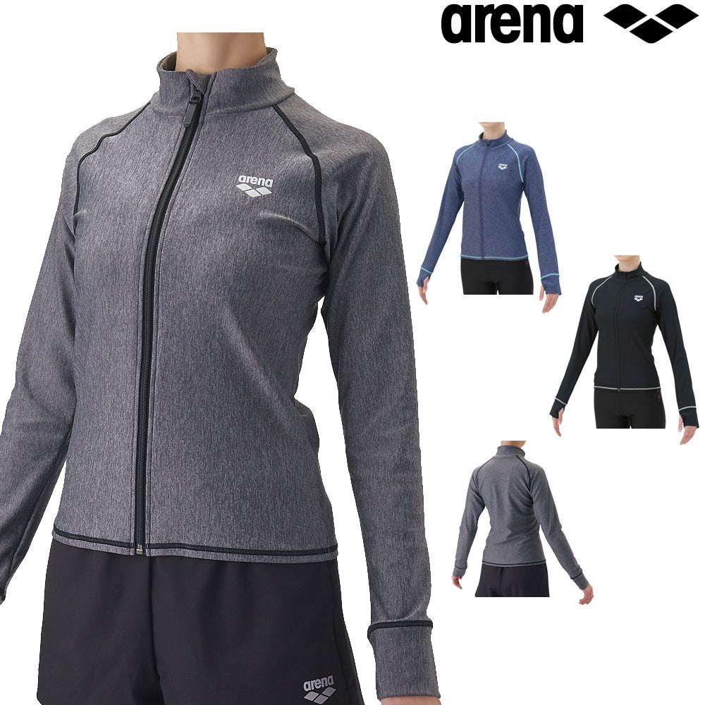 アリーナARENAフィットネス水着レディースフィットネスラッシュガードモク2Way2026年秋冬モデルAS5FWF96L