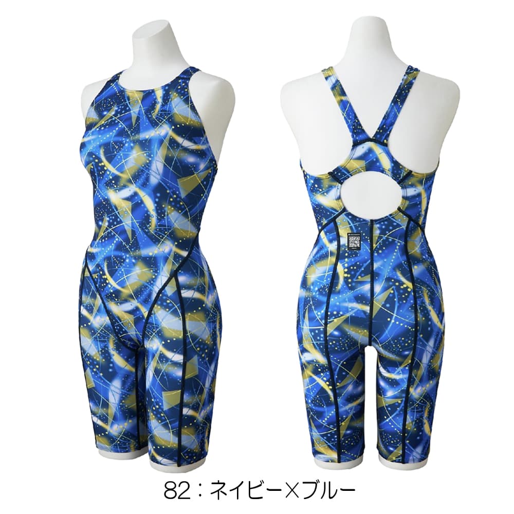 ミズノMIZUNO競泳水着レディースWA承認モデルSTGraphicハーフスーツマスターズバックオールインワン2026年春夏モデルN2MGD244finaマークあり