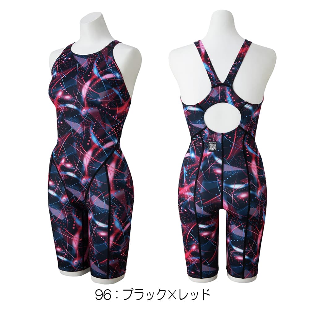 ミズノMIZUNO競泳水着レディースWA承認モデルSTGraphicハーフスーツマスターズバックオールインワン2026年春夏モデルN2MGD244finaマークあり