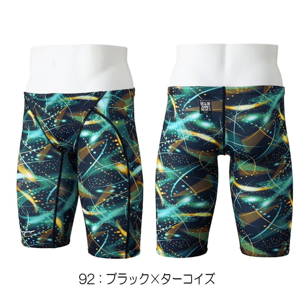 ミズノMIZUNO競泳水着メンズWA承認モデルSTGraphicハーフスパッツ2026年春夏モデルN2MBD044