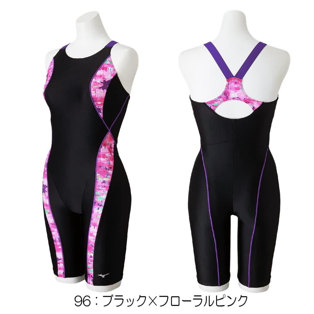 ミズノMIZUNOフィットネス水着レディースStrokeONEオールインワンパッド付き2026年春夏モデルN2JGD307