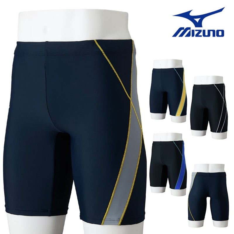 ミズノMIZUNOフィットネス水着メンズハーフスパッツ2026年春夏モデルN2JBD106