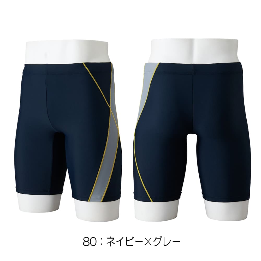 ミズノMIZUNOフィットネス水着メンズハーフスパッツ2026年春夏モデルN2JBD106
