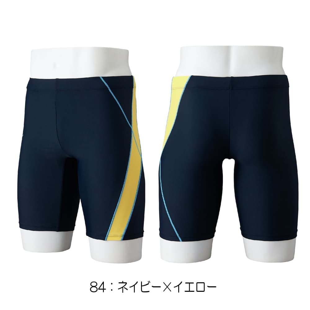 ミズノMIZUNOフィットネス水着メンズハーフスパッツ2026年春夏モデルN2JBD106