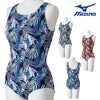 ミズノMIZUNOフィットネス水着レディースワンピース（Uバック）パッド付き2026年春夏モデルN2JAD321