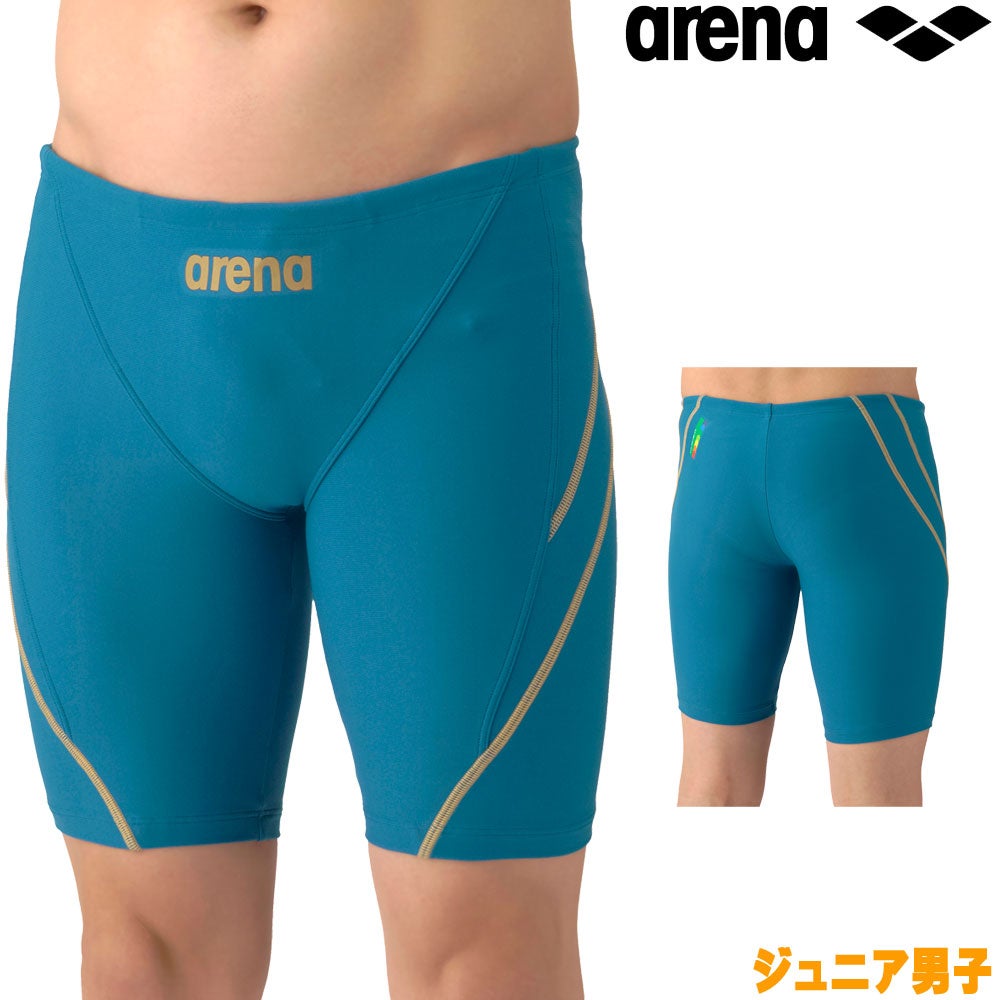 アリーナARENA競泳水着練習用水着ジュニア男子トレーニングスパッツハーフレッグタフスーツタフスキンEAS5SWM00B