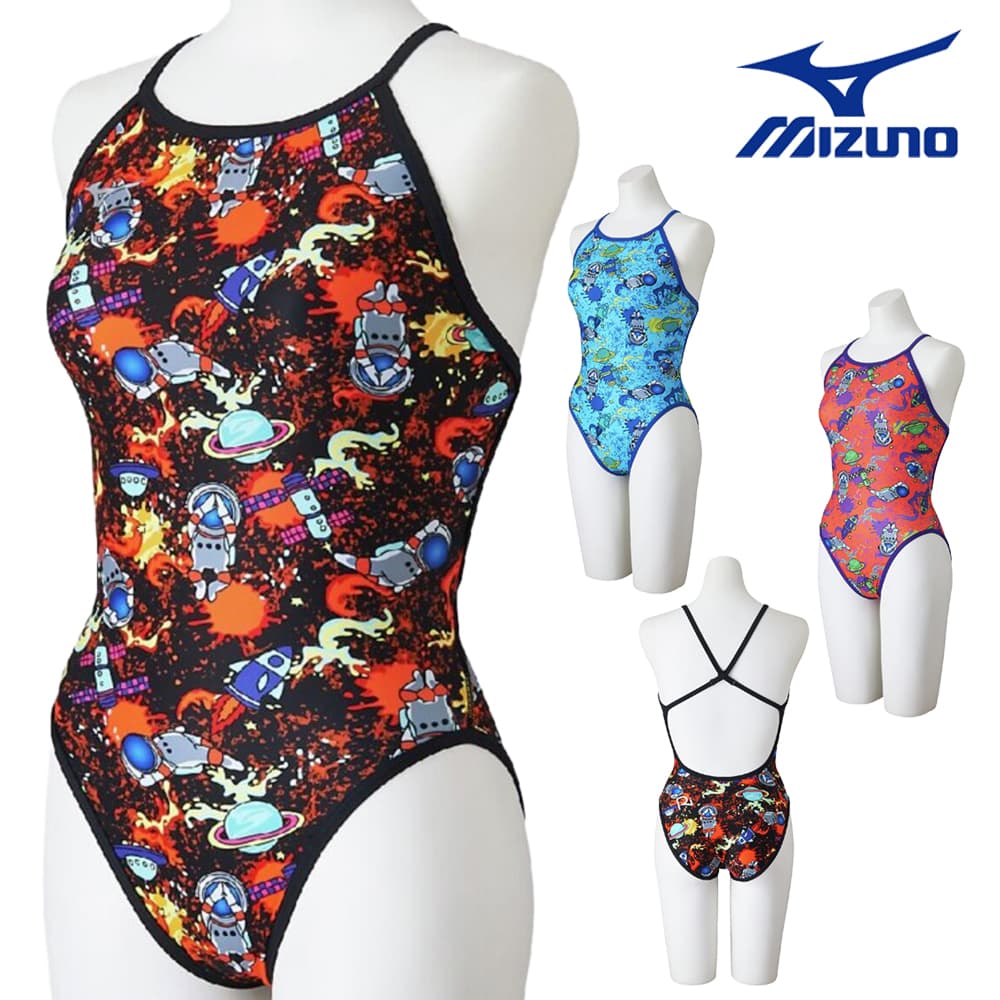 ミズノMIZUNO競泳水着練習用水着レディースエクサースーツミディアムカットEXERSUITSU-Fit競泳練習水着2026年春夏モデルN2MAD265