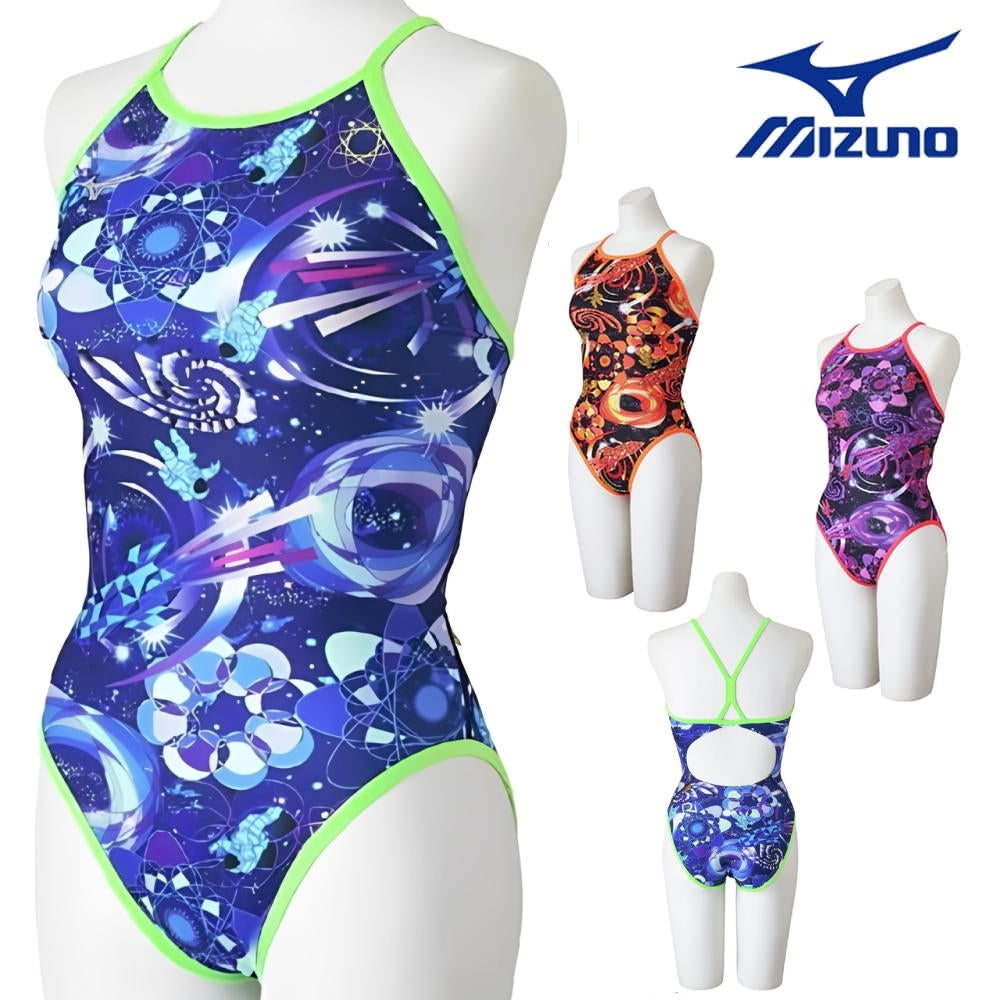 ミズノMIZUNO競泳水着練習用水着レディースエクサースーツミディアムカットEXERSUITSU-Fit競泳練習水着2026年春夏モデルN2MAD267