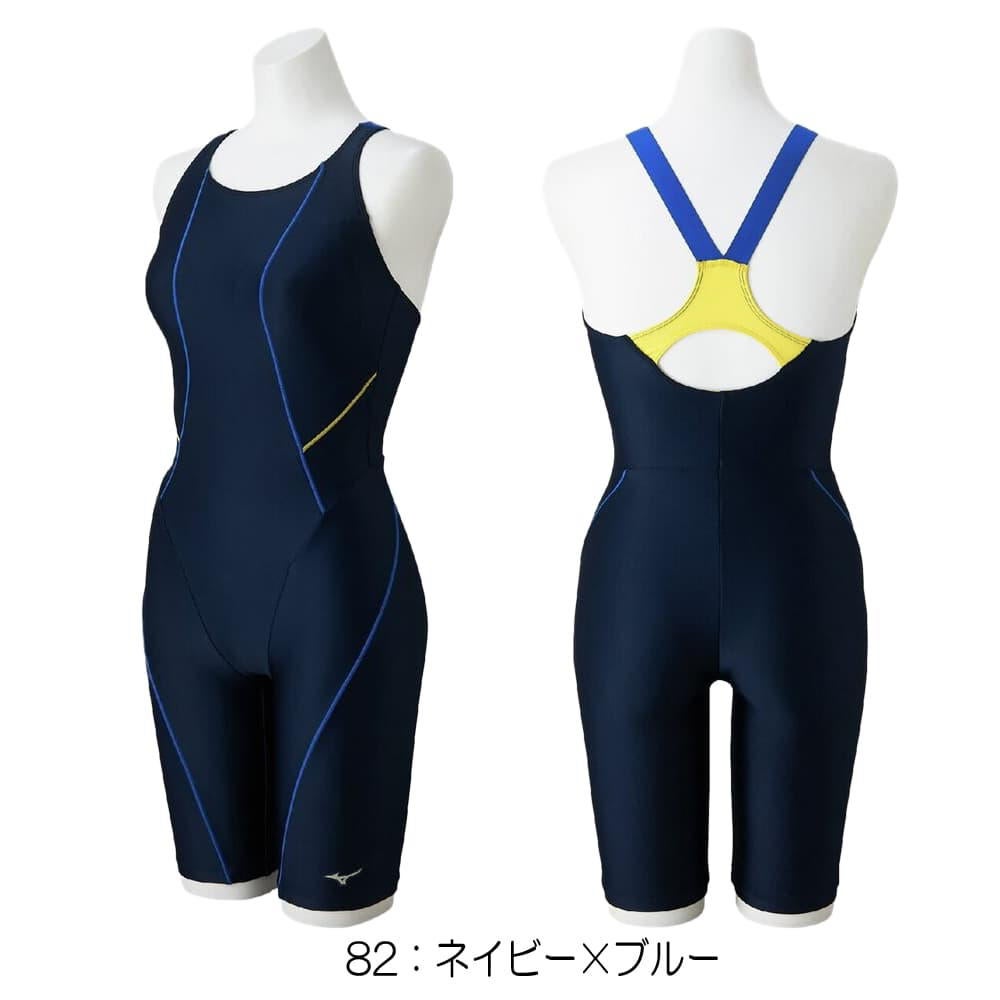 ミズノMIZUNOフィットネス水着レディースStrokeONEオールインワンパッド付き2026年春夏モデルN2JGD302
