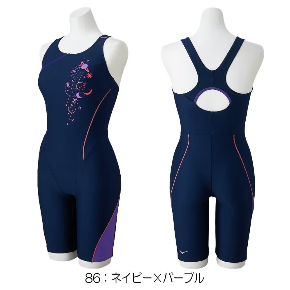 ミズノMIZUNOフィットネス水着レディースStrokeONEオールインワンパッド付き2026年春夏モデルN2JGD311