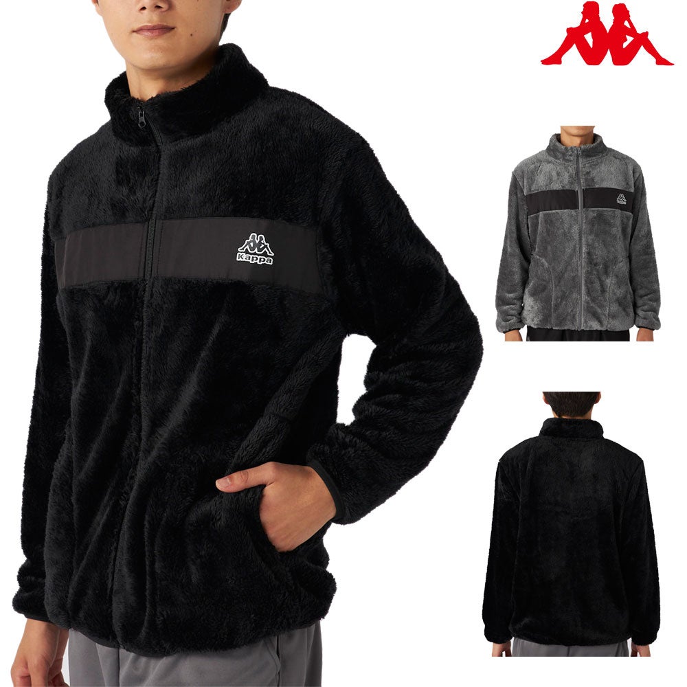 kappa カッパ メンズ ボアフルジップブルゾン スポーツアパレル 男性 NIKI245390