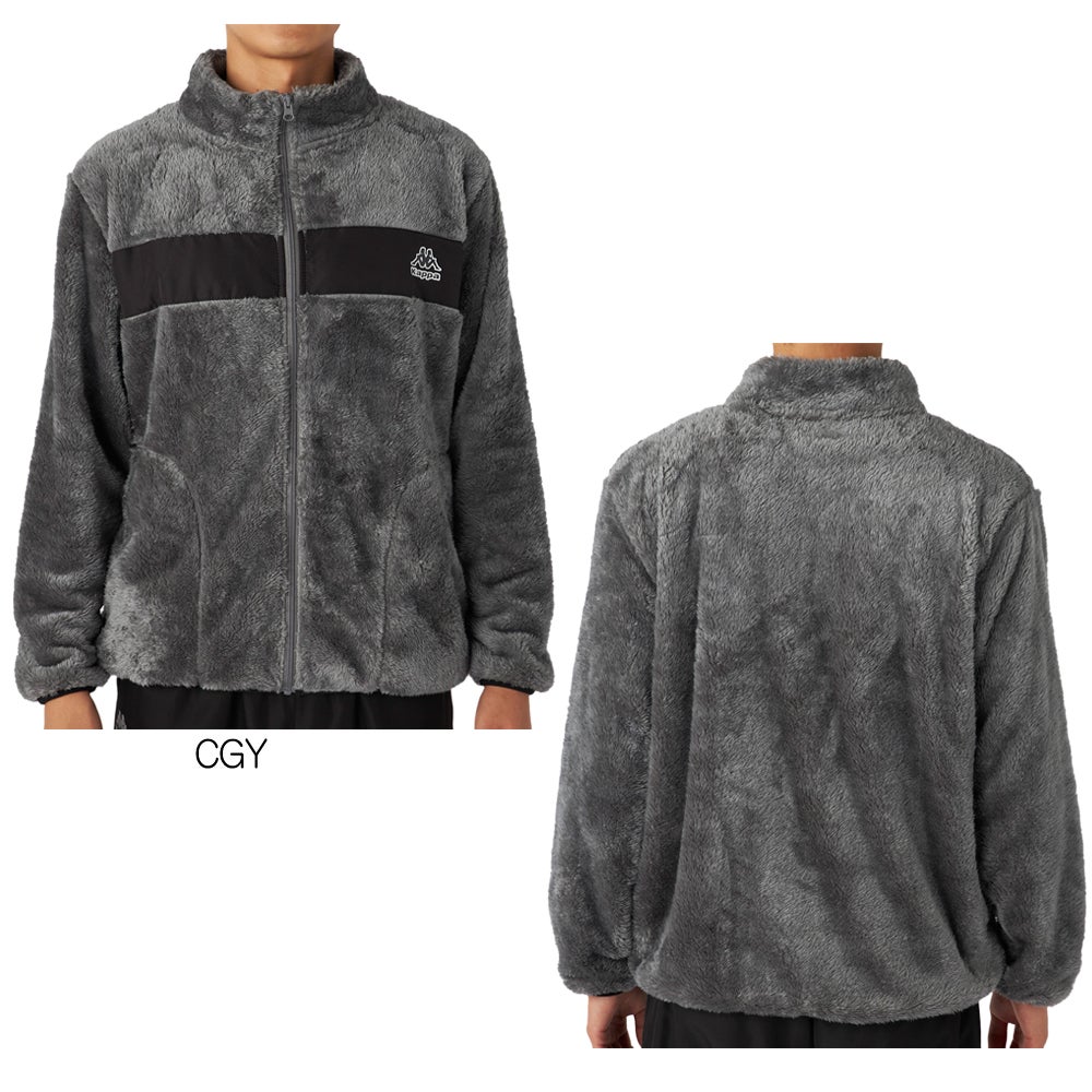 kappa カッパ メンズ ボアフルジップブルゾン スポーツアパレル 男性 NIKI245390