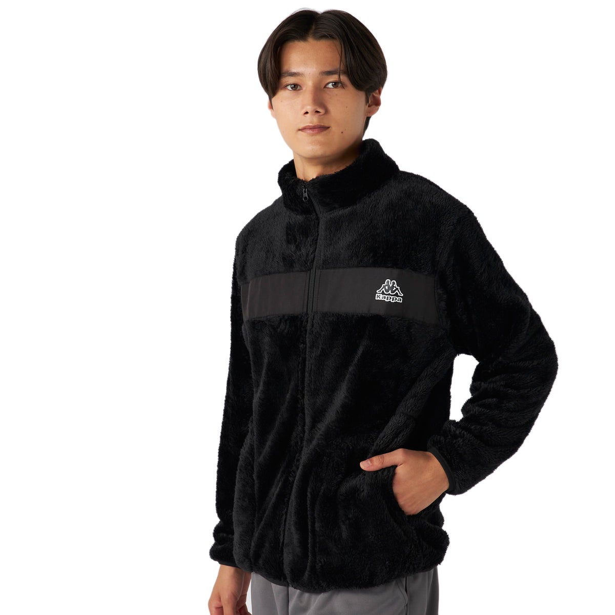 kappa カッパ メンズ ボアフルジップブルゾン スポーツアパレル 男性 NIKI245390