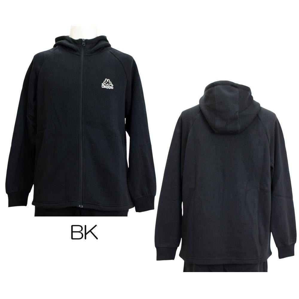 kappaカッパメンズTC裏起毛ZIPパーカースポーツアパレル男性NIKI245384