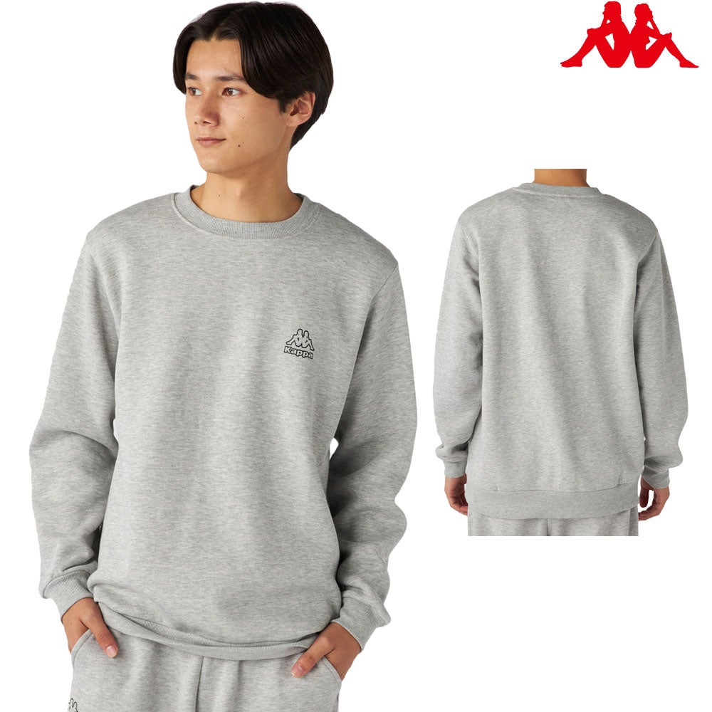 kappa カッパ メンズ TC裏起毛クルースウェット スポーツアパレル 男性 NIKI245382