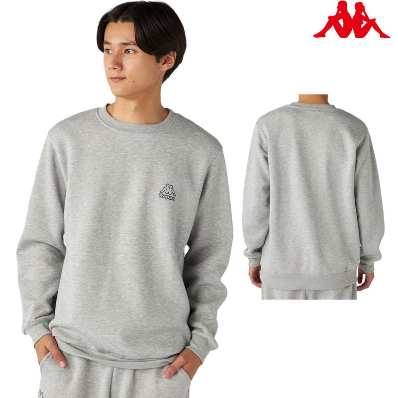 kappa カッパ メンズ TC裏起毛クルースウェット スポーツアパレル 男性 NIKI245382