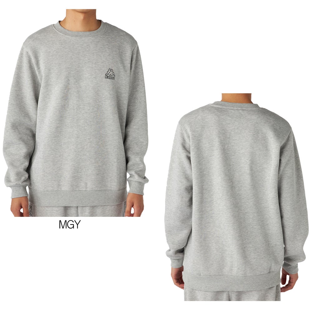 kappa カッパ メンズ TC裏起毛クルースウェット スポーツアパレル 男性 NIKI245382