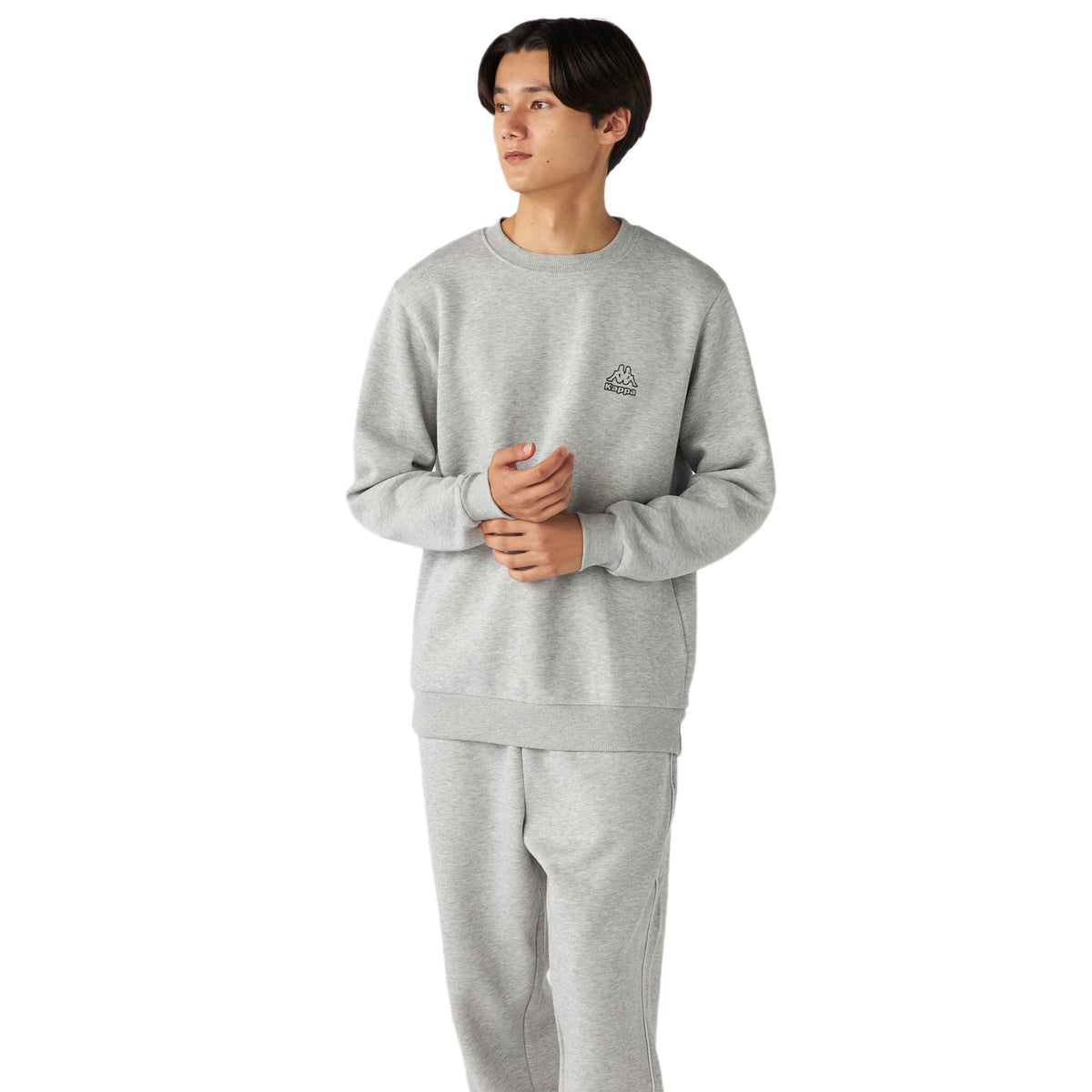 kappa カッパ メンズ TC裏起毛クルースウェット スポーツアパレル 男性 NIKI245382