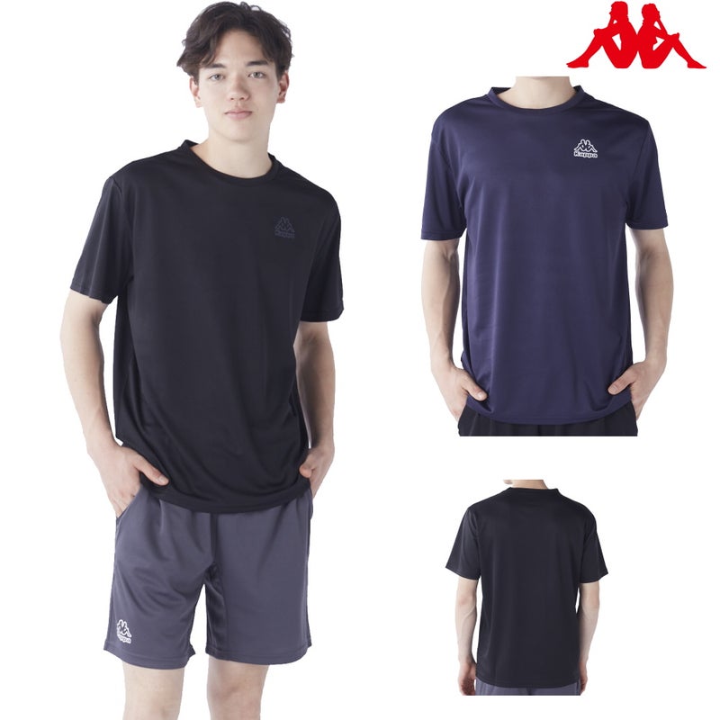 kappa カッパ メンズ メッシュTシャツ スポーツアパレル 男性 半袖 NIKI215376