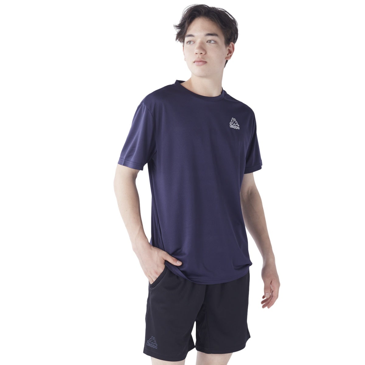 kappa カッパ メンズ メッシュTシャツ スポーツアパレル 男性 半袖 NIKI215376