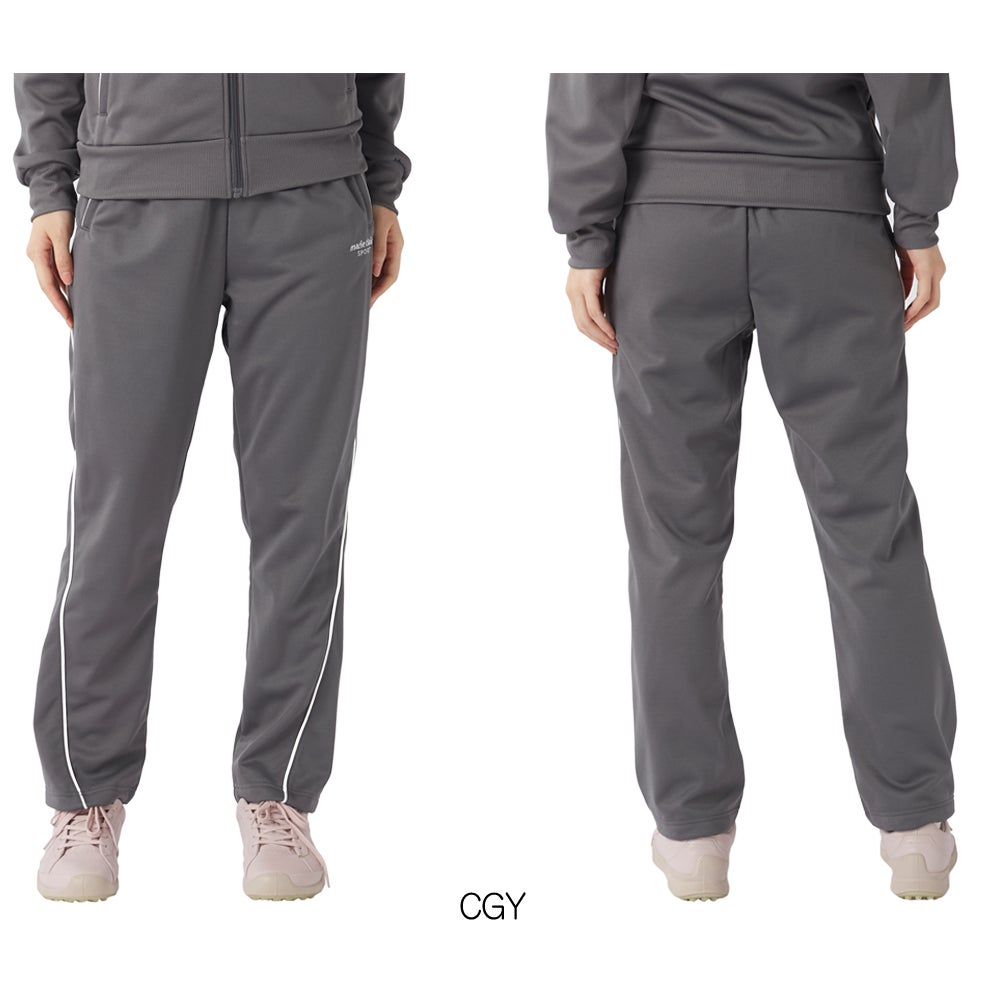 marie claire SPORT マリクレールスポーツ レディース 裏起毛ジャージロングパンツ NIKI445746