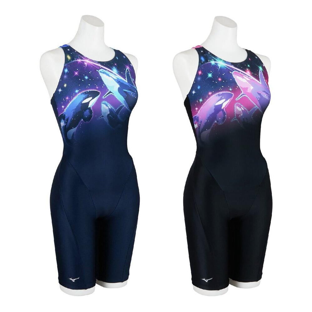 ミズノMIZUNOフィットネス水着レディースStrokeONEオールインワンパッド付き2026年春夏モデルN2JGD305
