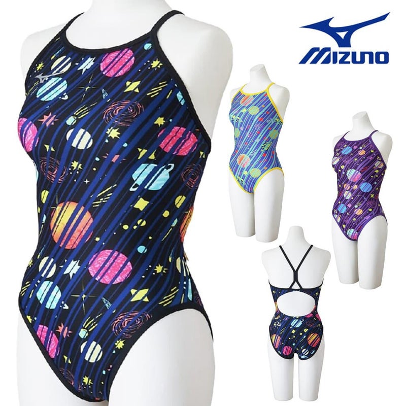 ミズノMIZUNO競泳水着練習用水着レディースエクサースーツミディアムカットEXERSUITSU-Fit競泳練習水着2026年春夏モデルN2MAD266