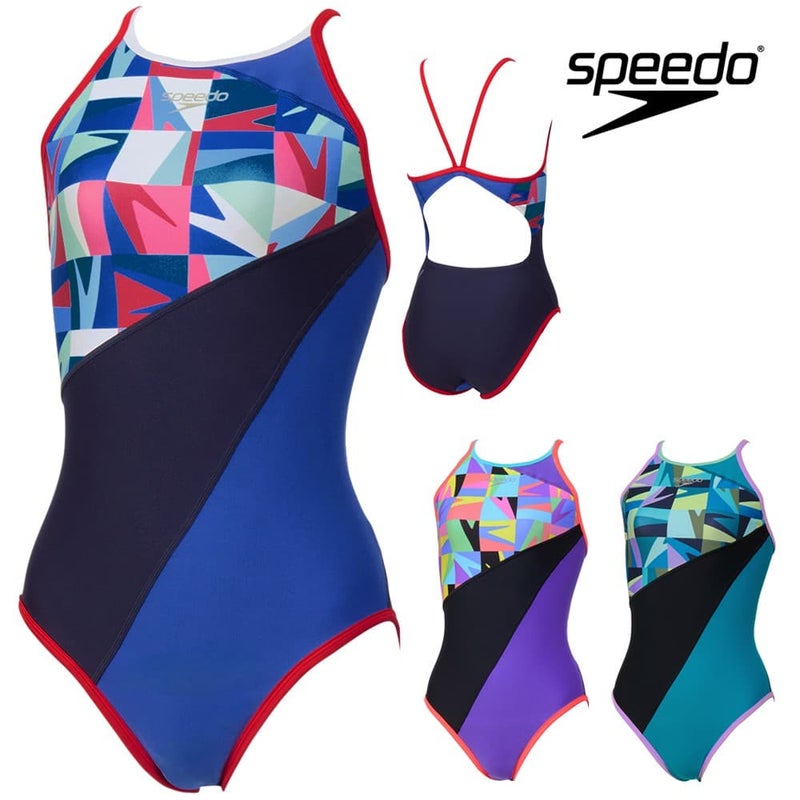 スピードSPEEDO競泳水着練習用水着レディースブーングリッドターンズスーツENDURANCEECO競泳練習水着2026年春夏モデルSTW02605