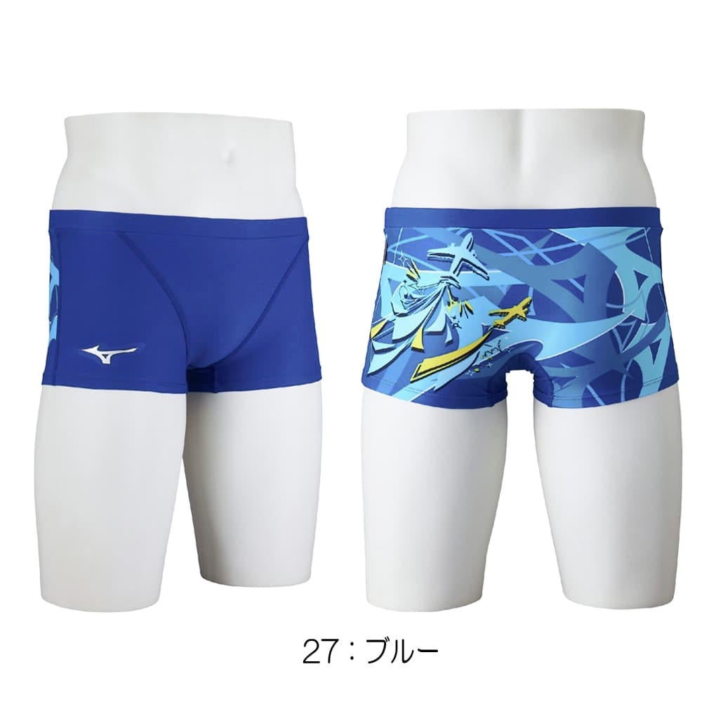 ミズノMIZUNO競泳水着練習用水着メンズエクサースーツショートスパッツEXERSUITSU-Fit競泳練習水着2026年春夏モデルN2MBD082